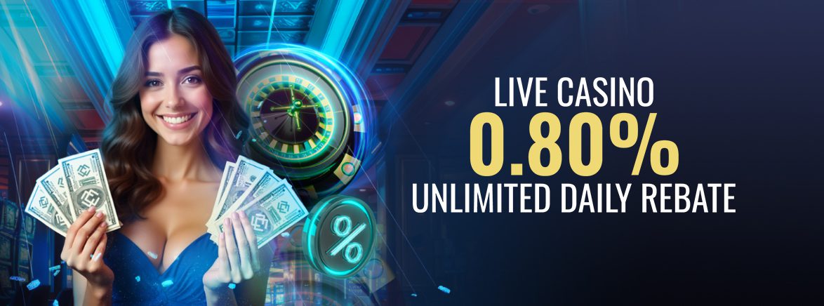 Casino 0.80% Unlimited Daily Rebate Casino 0.80% Unlimited Daily Rebate